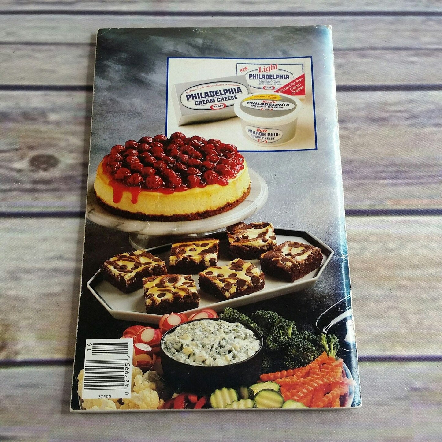 Vintage Philadelphia Cream Cheese Cookbook Promo Recipes 1988 Paperback Booklet Favorite Recipes Kraft