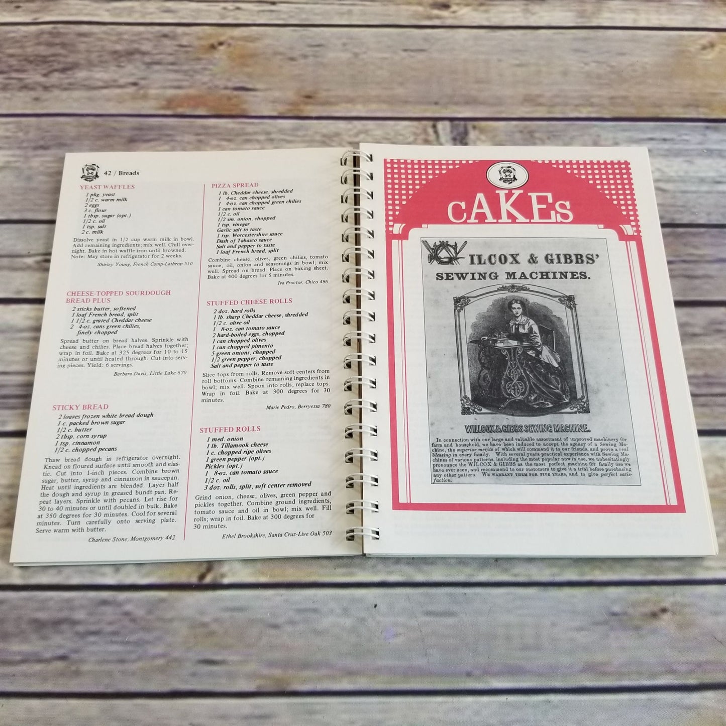 Vintage California Cookbook State Grange Recipes Are Naturally Good Eating 1985 Spiral Bound Paperback