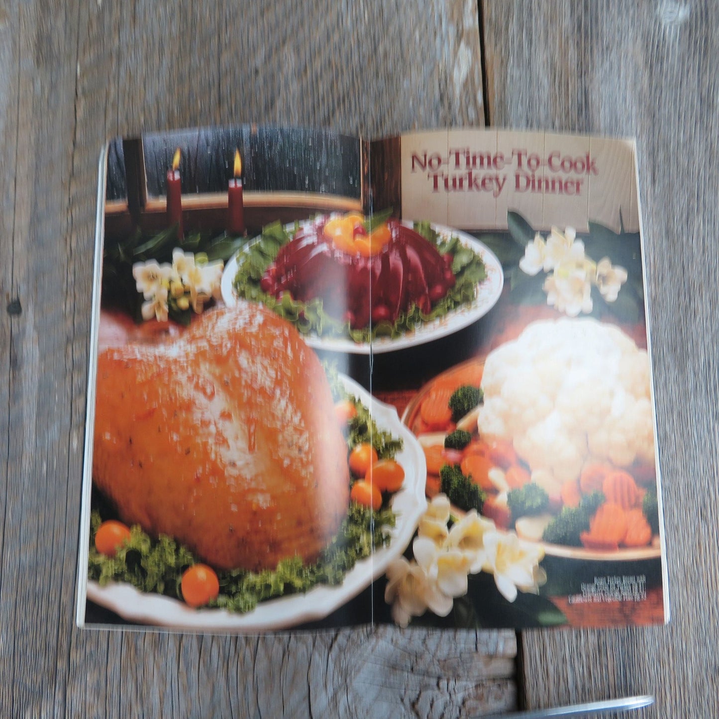 Vintage Holiday Cookbook Pillsbury 1986  Christmas Recipes Desserts Appetizers Paperback Booklet Grocery Store Pamphlet