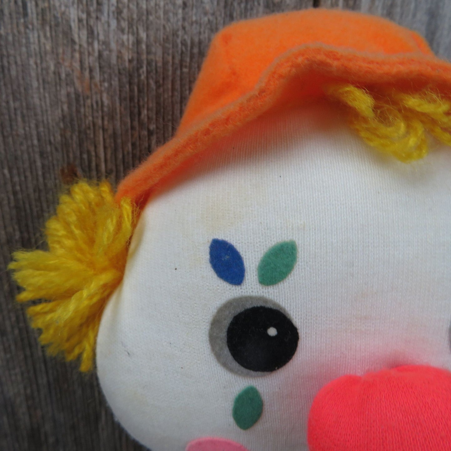 Clown Around Plush Soft Doll Dakin Dream Dolls Boy Striped Shirt Orange Hat Korea Circus