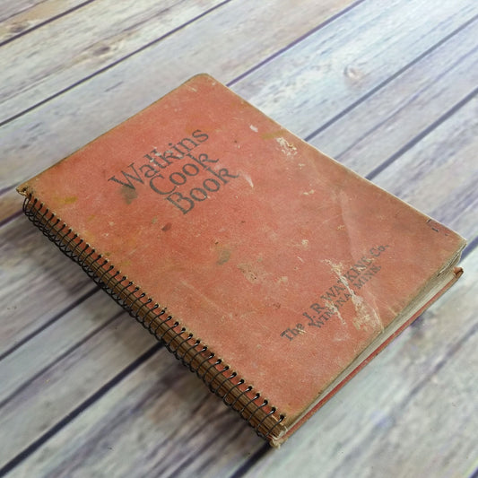 Vintage Watkins Cookbook 1936 Minnesota Recipes Spiral Bound JR Watkins Winona Minnesota