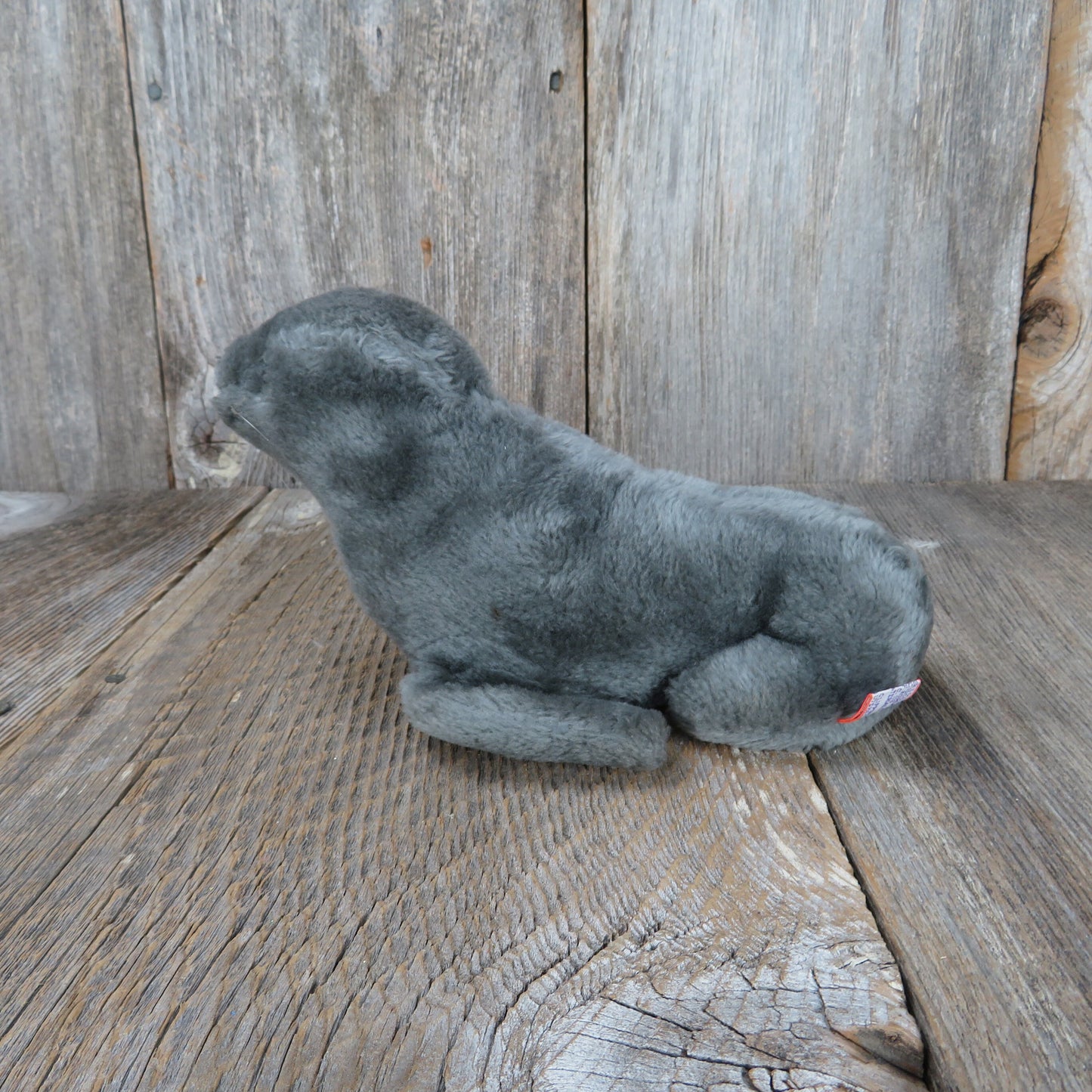 Vintage Seal Plush Sea Lion Grey Stuffed Animal 1976 Dakin Ocean Sea Toy Doll