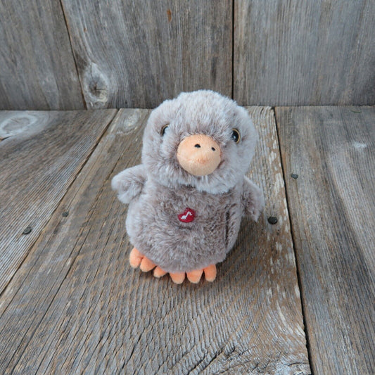 Chirping Bird Chick Plush Brown and Orange GOFFA Stuffed Animal Easter Basket