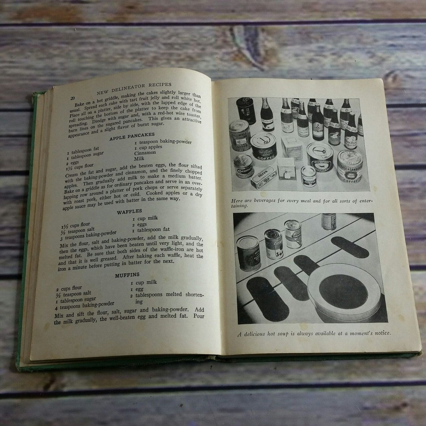 Vintage Cookbook New Delineator Recipes 1930 Delineator Home Institute Hardcover NO Dust Jacket Butterick Publishing Company