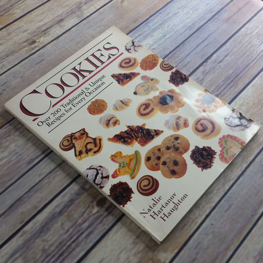 Vintage Cookies Cookbook Cookie Recipes HP Books 1983 Natalie Haughton Softcover Color Photos