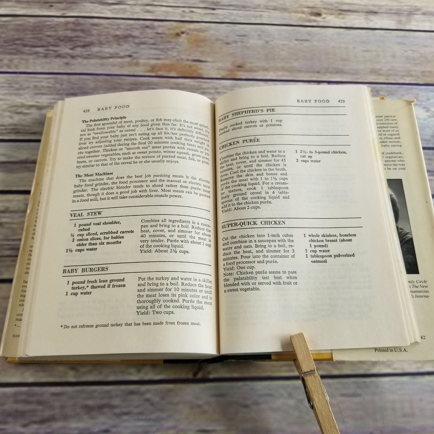 Vintage Cookbook New York Times Natural Foods 1982 Natural Cooking Recipes Hardcover WITH Dust Jacket Jean Hewitt