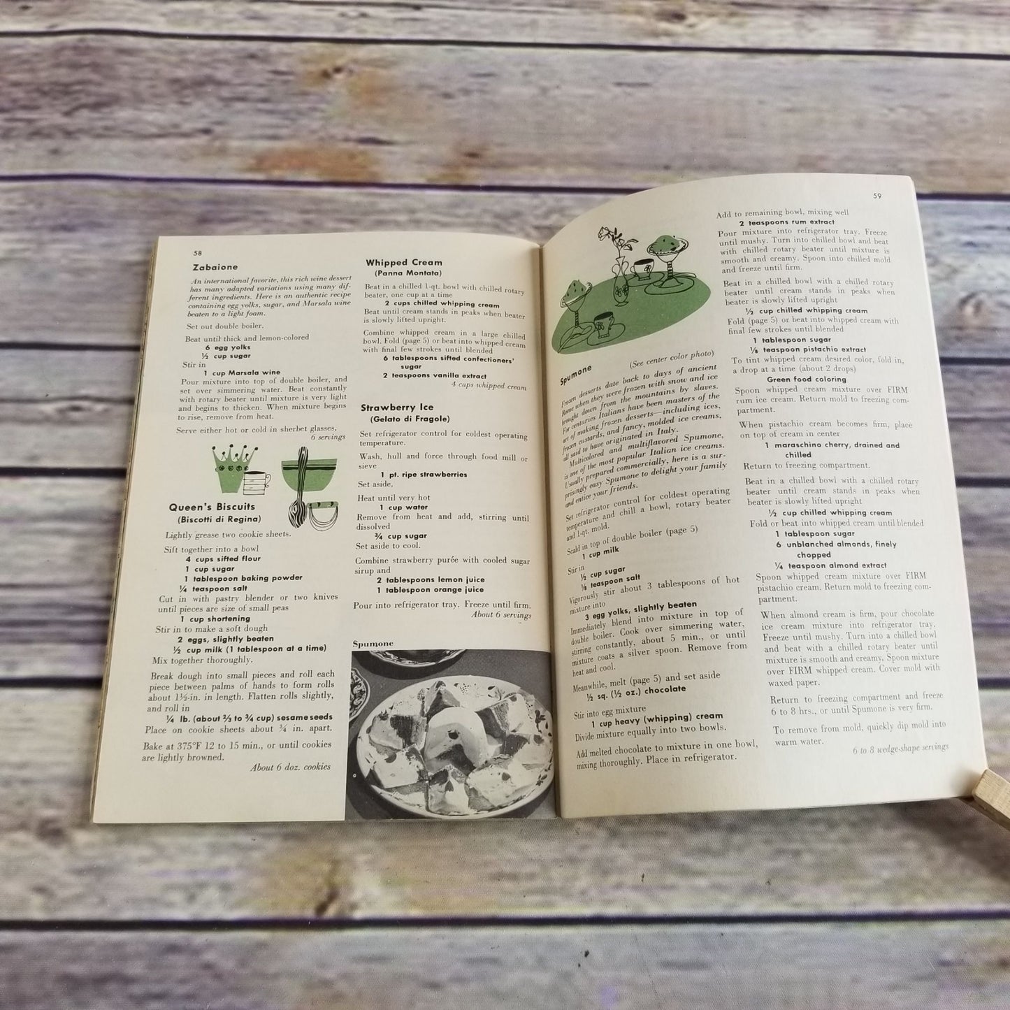 Vtg The Italian Cookbook Culinary Arts 160 Masterpieces of Italian Cookery 1954 Paperback Booklet