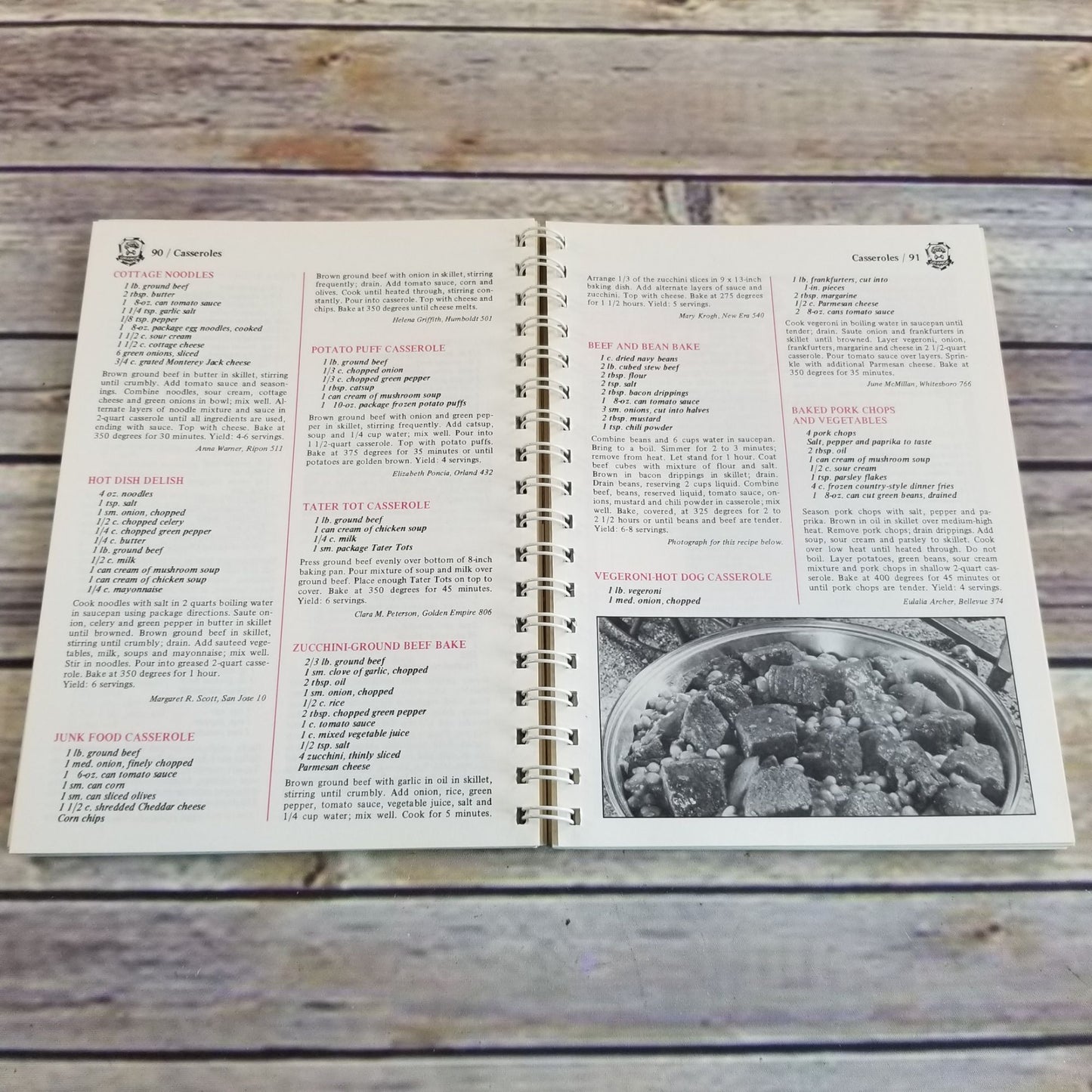 Vintage California Cookbook State Grange Recipes Are Naturally Good Eating 1985 Spiral Bound Paperback