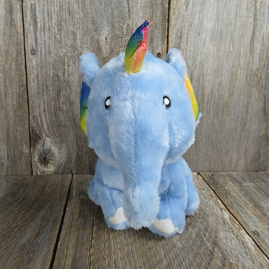 Elephant Unicorn Plush Unicornimals Kellytoy Rainbow Blue Stuffed Animal Kelly