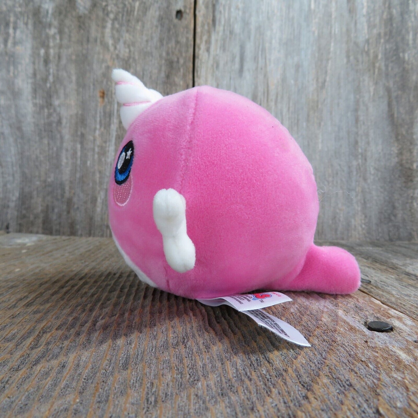 Squeezamals Narwhal Plush Pink Ocean Unicorn Squeeze Stuffed Animal Stress 2018