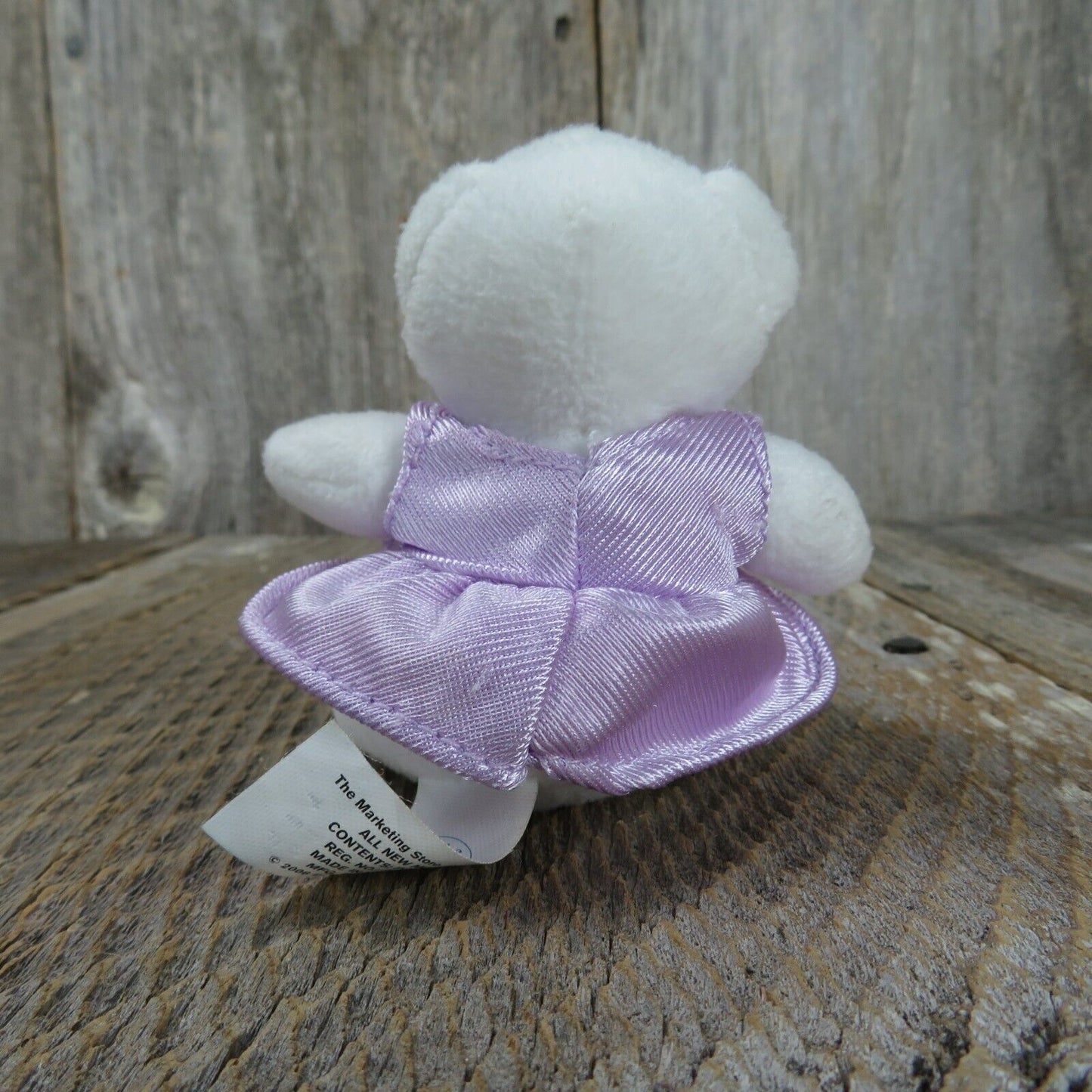 McDonald's Build A Bear Cuddly Teddy Diva Plush 2006 Purple Dress Stuffed Anima