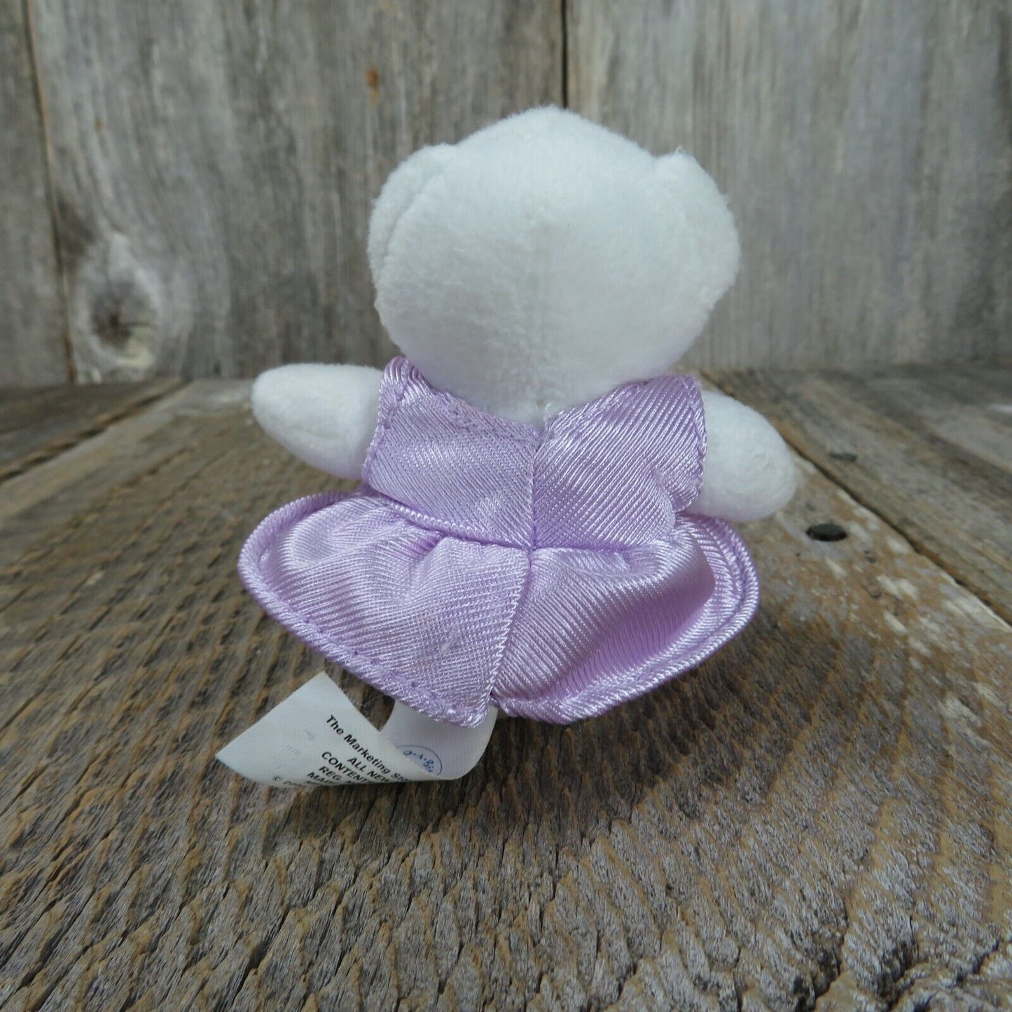 McDonald's Build A Bear Cuddly Teddy Diva Plush 2006 Purple Dress Stuffed Anima