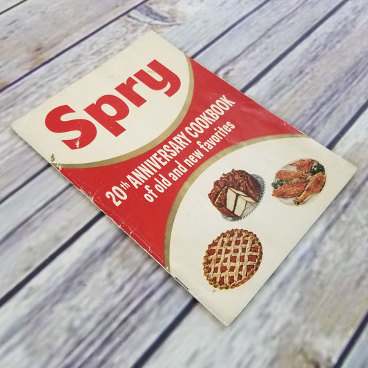 Vintage Cook Book Spry Promo 20th Anniversary Cookbook Shortening Recipes Paperback Booklet 1955 Lever Brothers Company