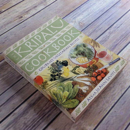 Vintage Vegetarian Cookbook The Kripalu Cook Book 1995 Gourmet Vegetarian Recipes Paperback Atma Joann Levitt