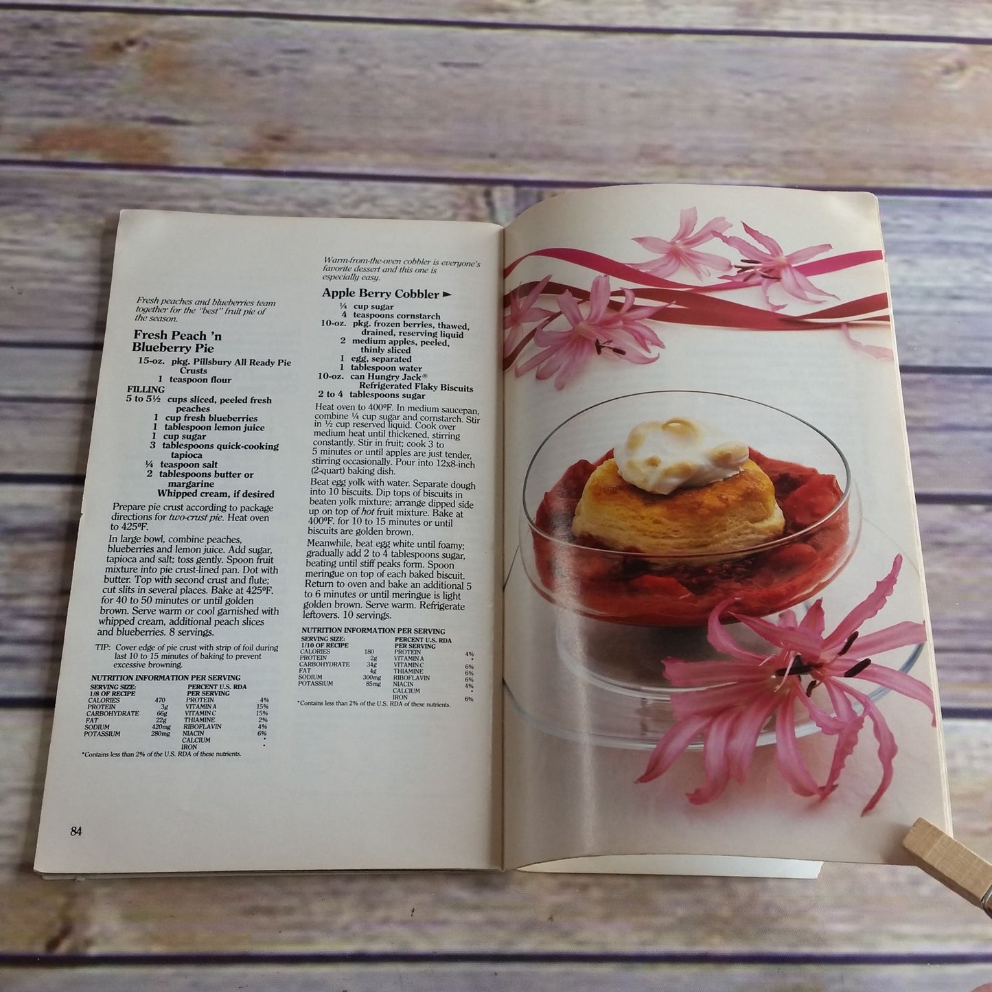 Best Recipes Volume 2 Cookbook Pillsbury Classic Favorites Pamphlet Grocery Store Booklet 1986