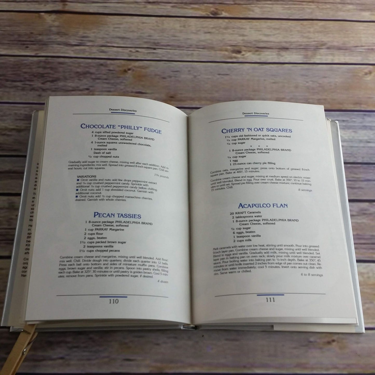 Vintage Philadelphia Cream Cheese Cookbook Promo Recipes 1988 Kraft Hardcover WITH Dust Jacket