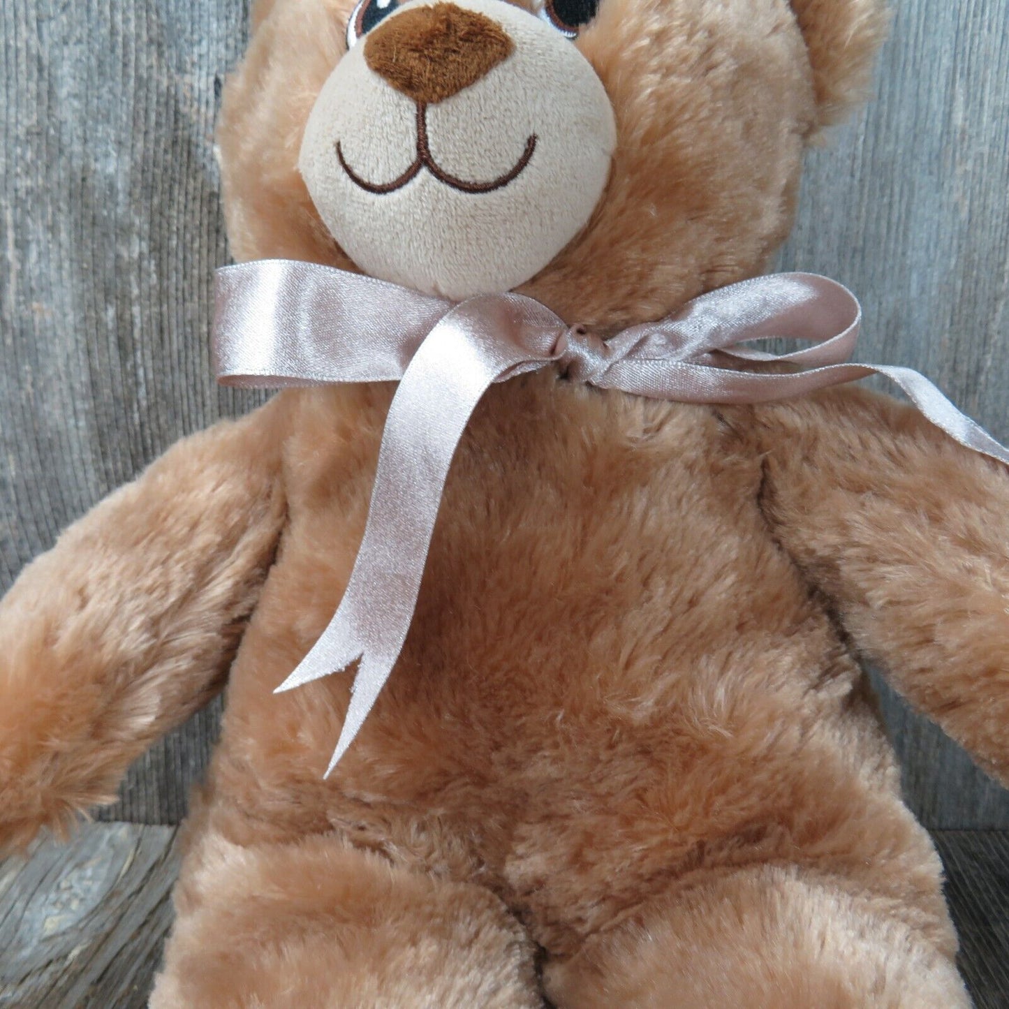 Build A Bear Lil Brownie Cub Teddy Bear Plush Brown Stuffed Animal Sewn Eyes