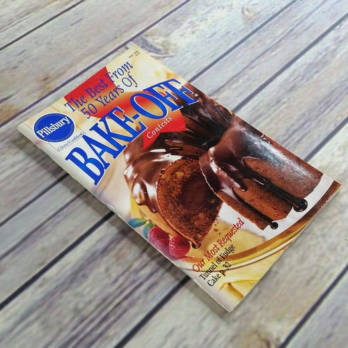Vintage Pillsbury Bake Off Cookbook Recipes The Best from 50 Years 1999 Paperback Booklet Grocery Store Pamphlet