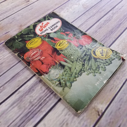Vintage Kerr Home Canning Cookbook Recipes 1946 Booklet Green Cover Pamphlet Peas Tomatoes Booklet