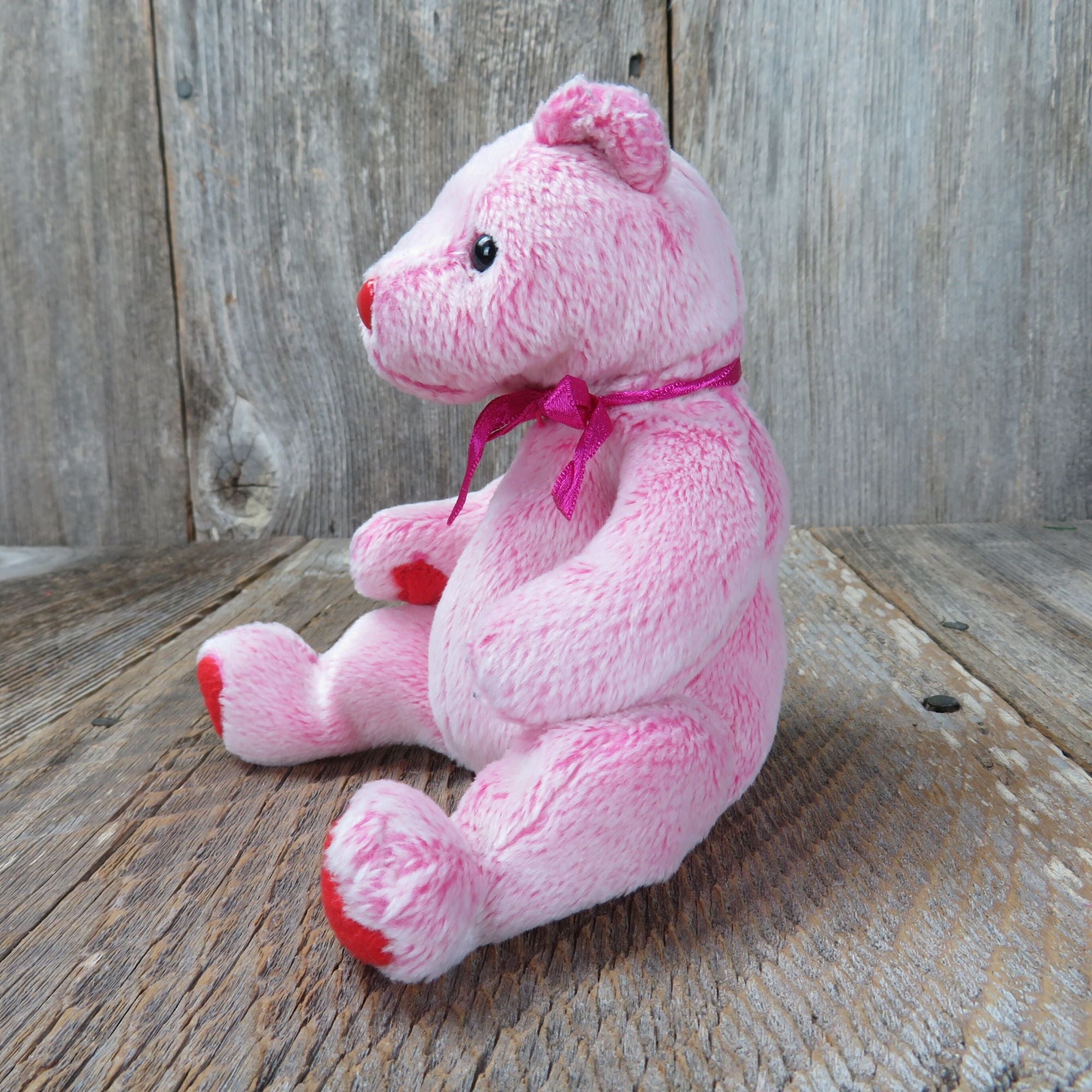 Pink beanie baby shop bear with heart