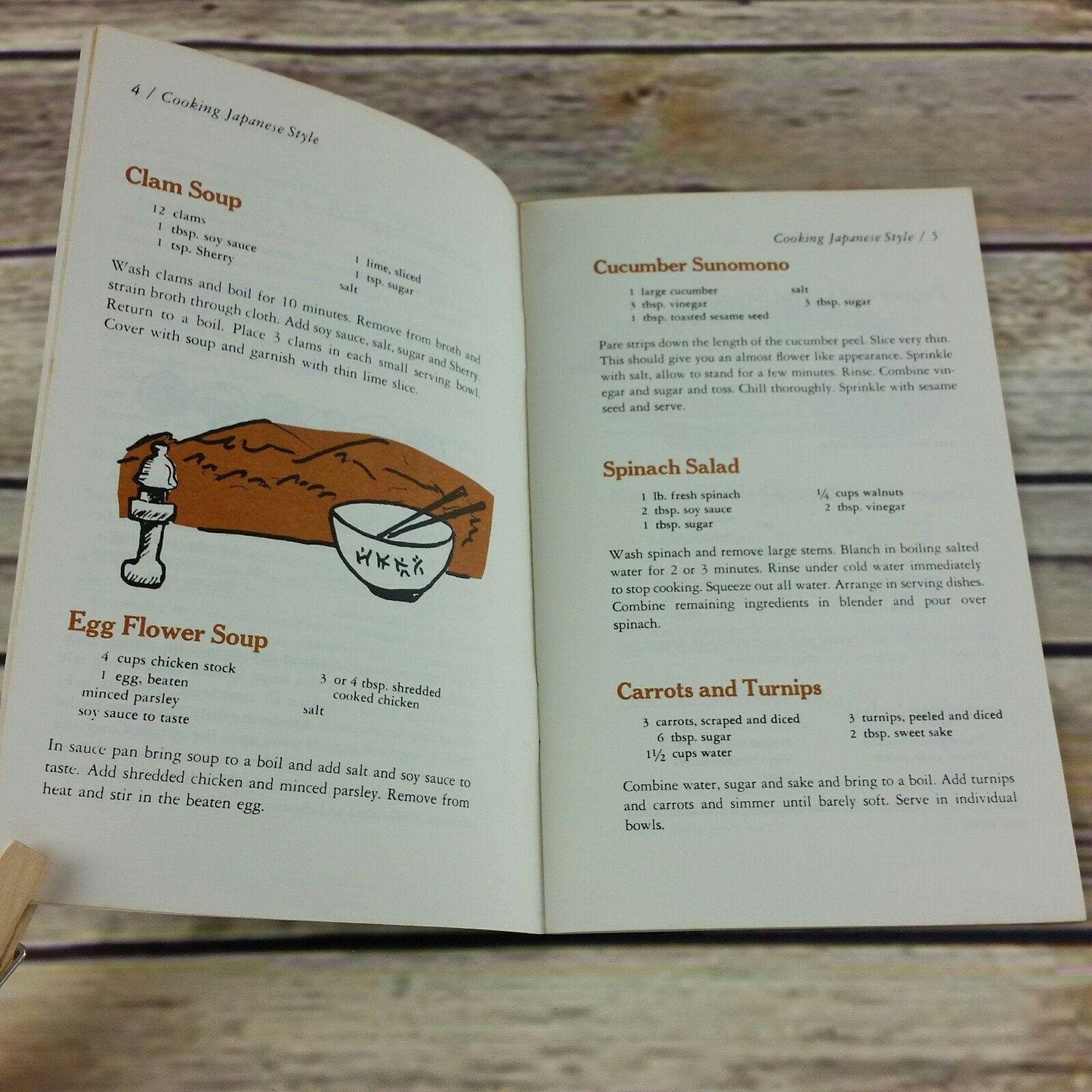 Vintage Cookbook Cooking Japanese Style 1979 International Publishing