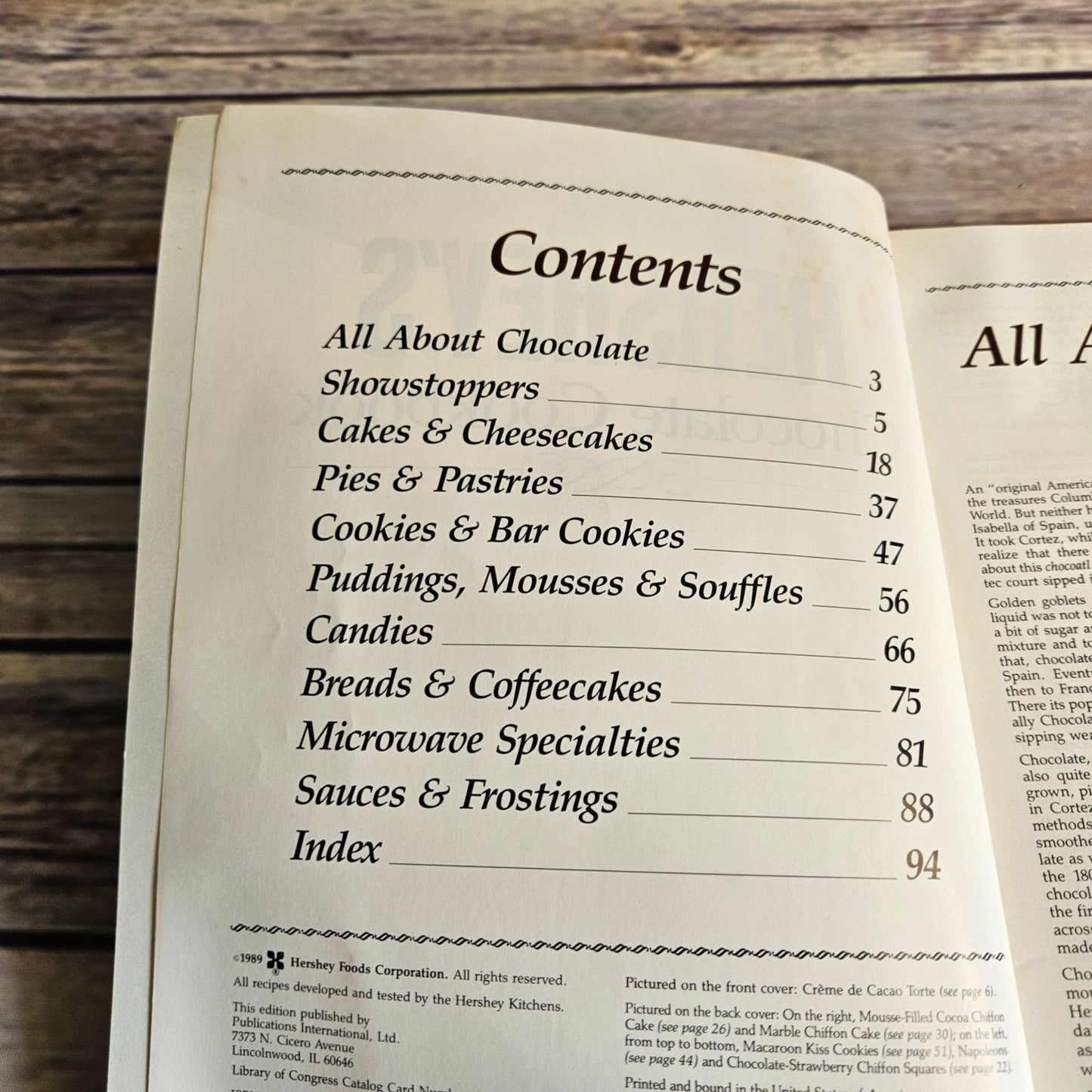 Vintage Cookbook Hersheys Chocolate Cocoa Cookbook Recipes 1989 Showstoppers Cakes Cookies Candies Paperback Book Baking