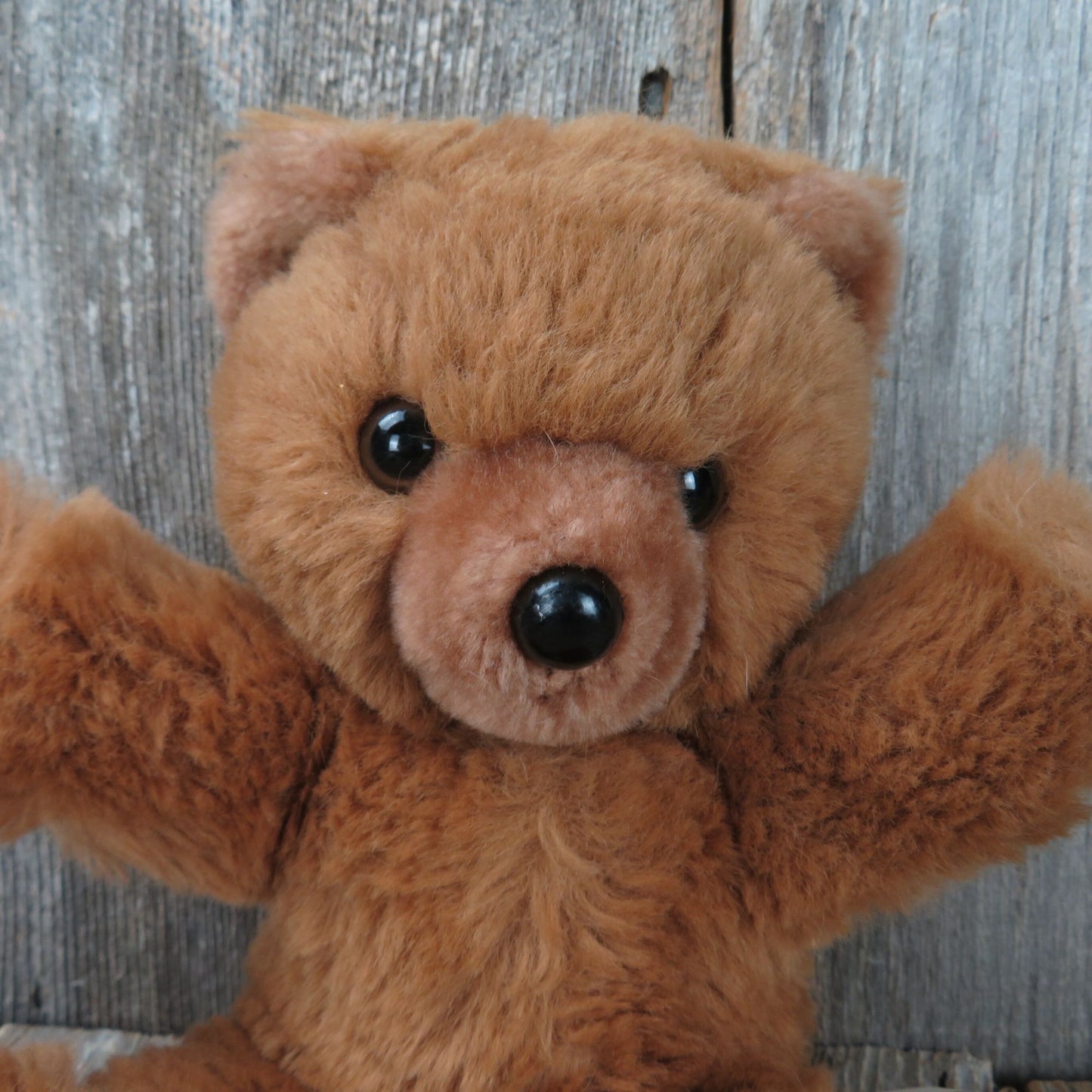 Teddy Bear Shaggy Plush Trissa Russ Stuffed Animal Brown Small Korea