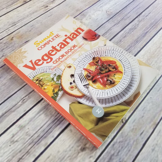 Vintage Cookbook Sunset Vegetarian Recipes Complete 1994 Paperback Book