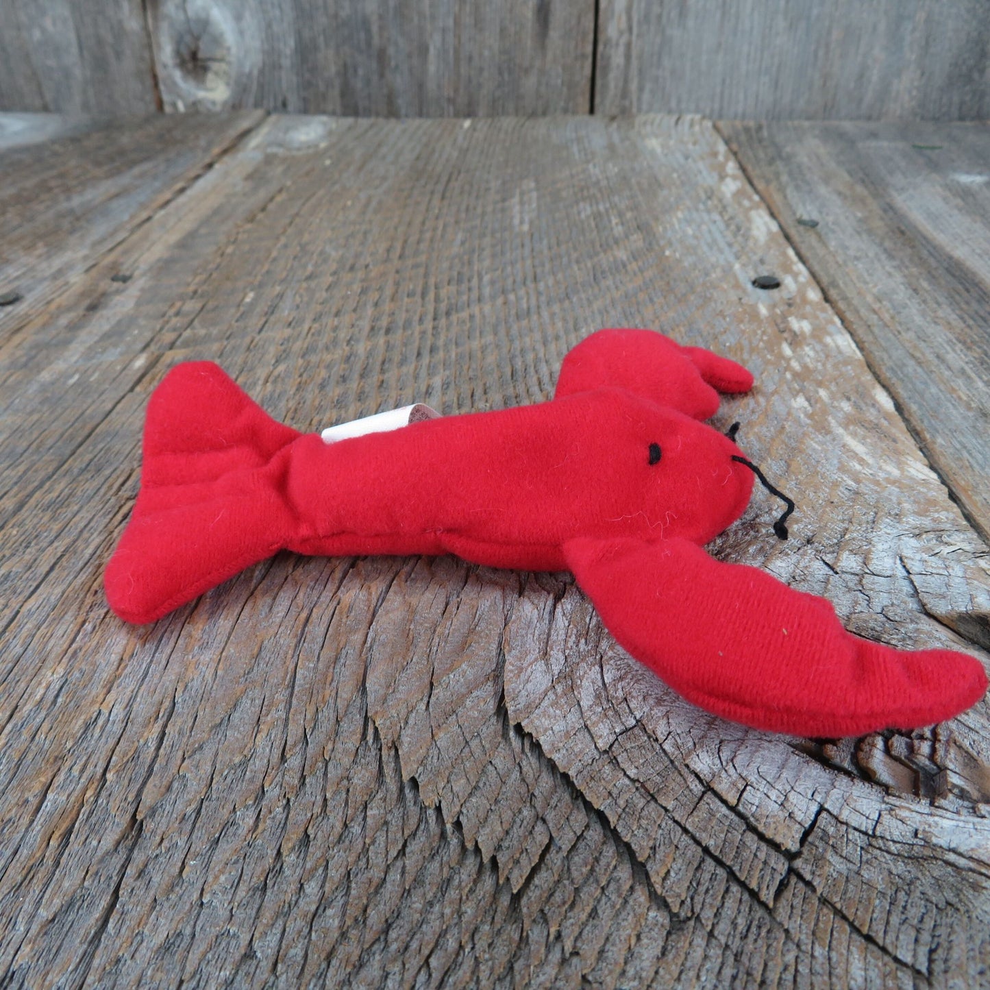 Vintage Lobster Plush Pinchers Ty Teenie Beanie Babies Red 1993 Stuffed Animal