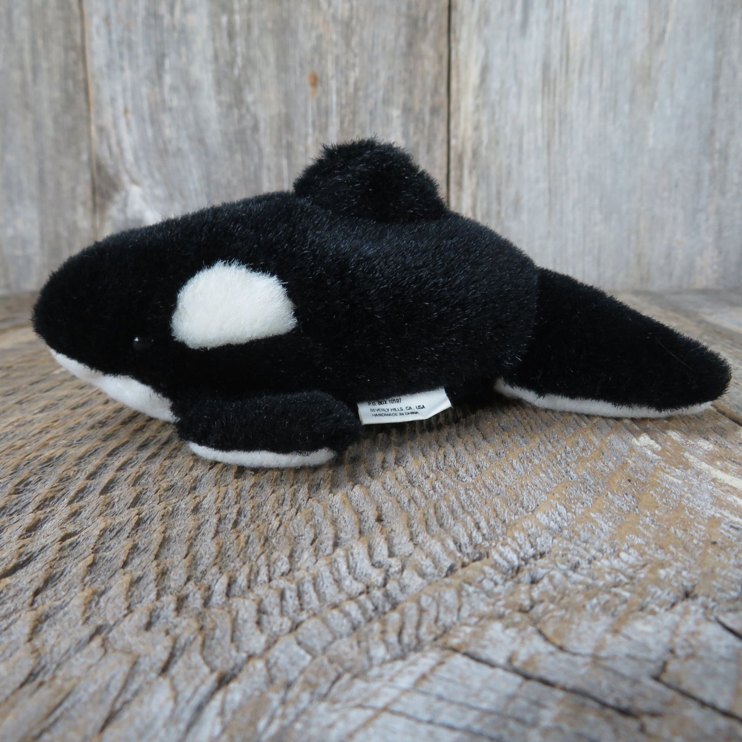 Whale Orca Plush Paul Mitchell Seababies Killer Whale Stuffed Animal Bean Bag