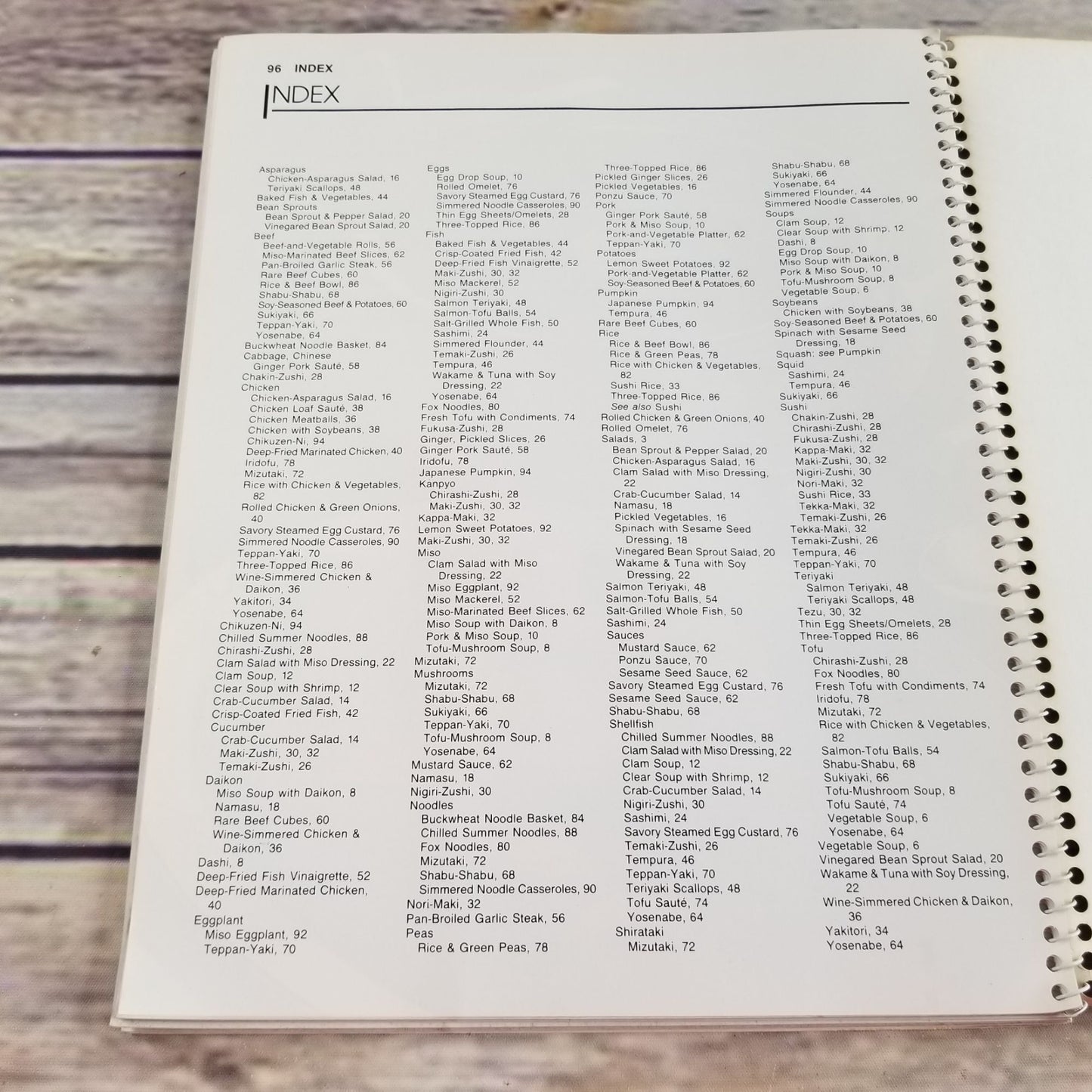 Vintage Cookbook Japanese Cooking Class Consumer Guide 1984 Spiral Bound Paperback