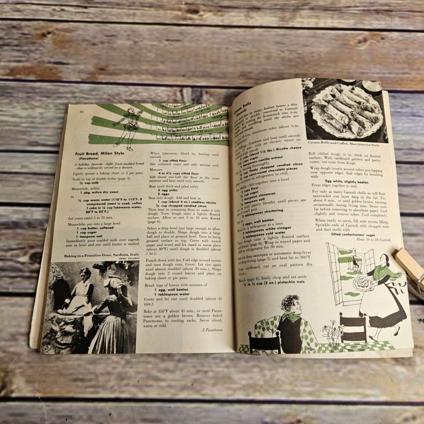 Vtg The Italian Cookbook Culinary Arts 160 Masterpieces of Italian Cookery 1954 Paperback Booklet