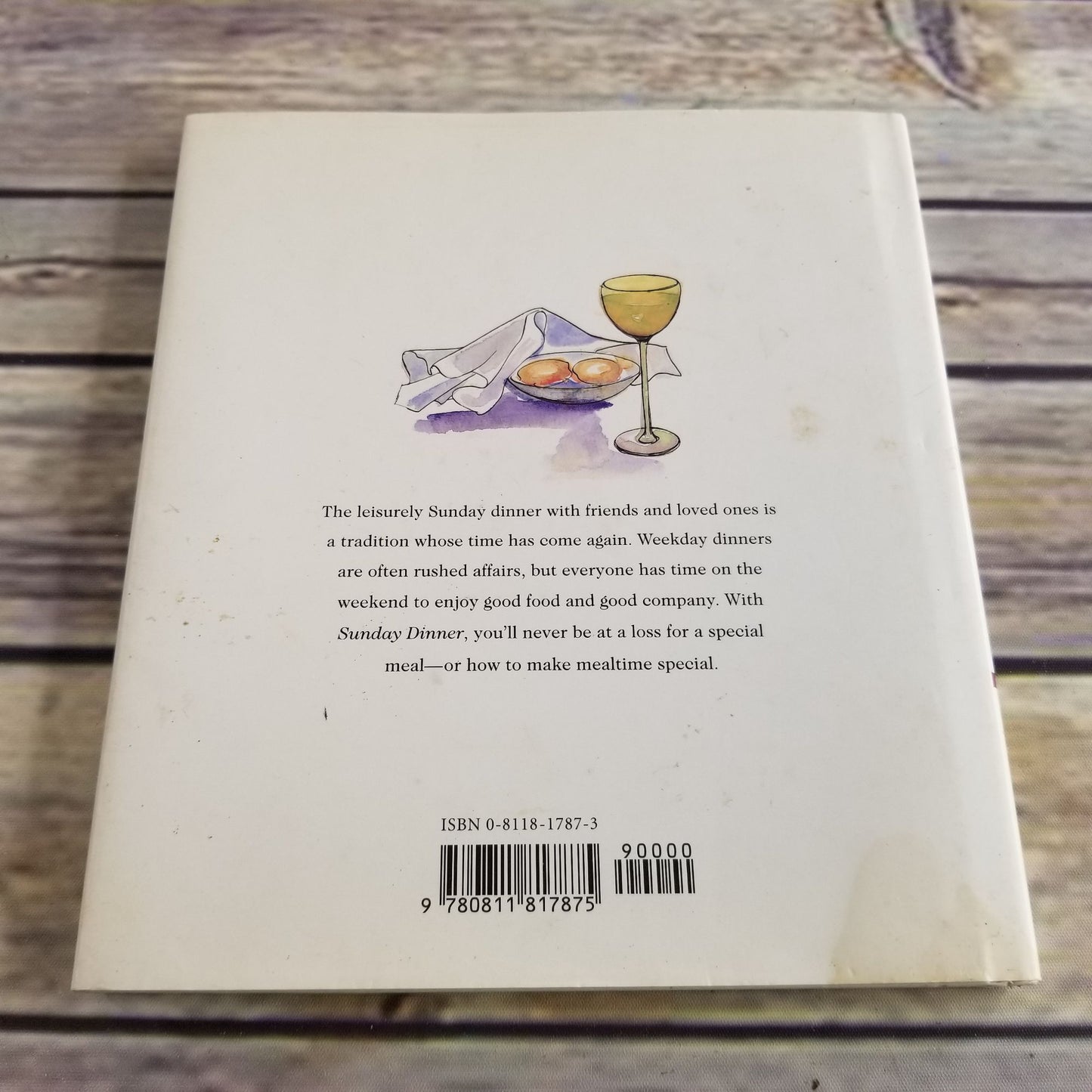 Vintage Cookbook Sundays Dinner Recipes 1998 Hardcover with Dust Jacket Seasonal Menus to Enjoy With Family and Friends Scott-Goodman