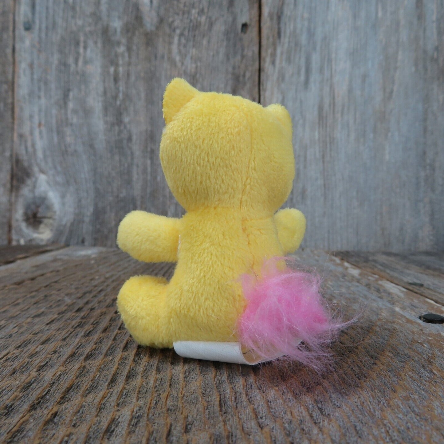 Wonder Pops Cat Yellow Mini Plush Blip LLC Embroidered Stuffed Animal