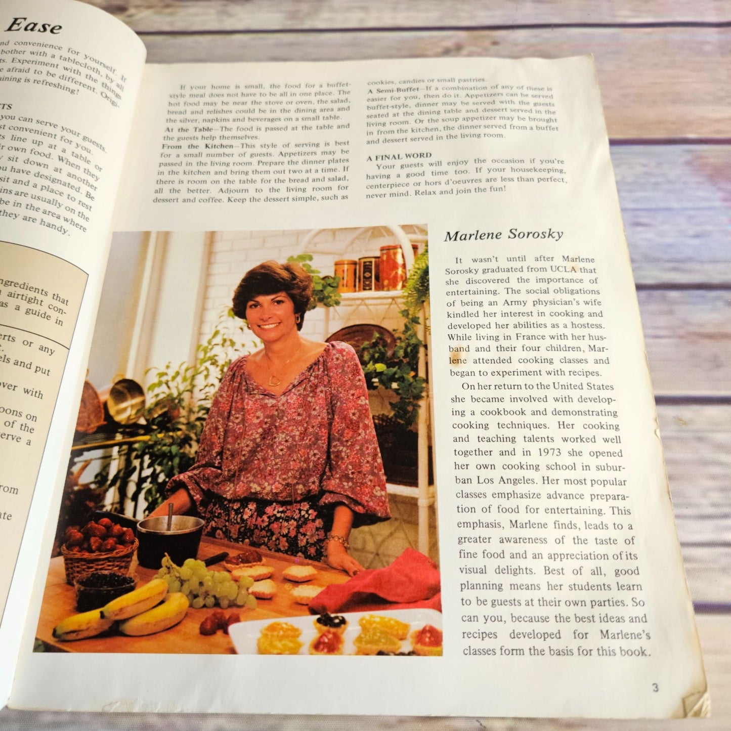 Vintage Cookbook Cookery for Entertaining Recipes 1979 Marlene Sorosky Paperback HP Books 1970s