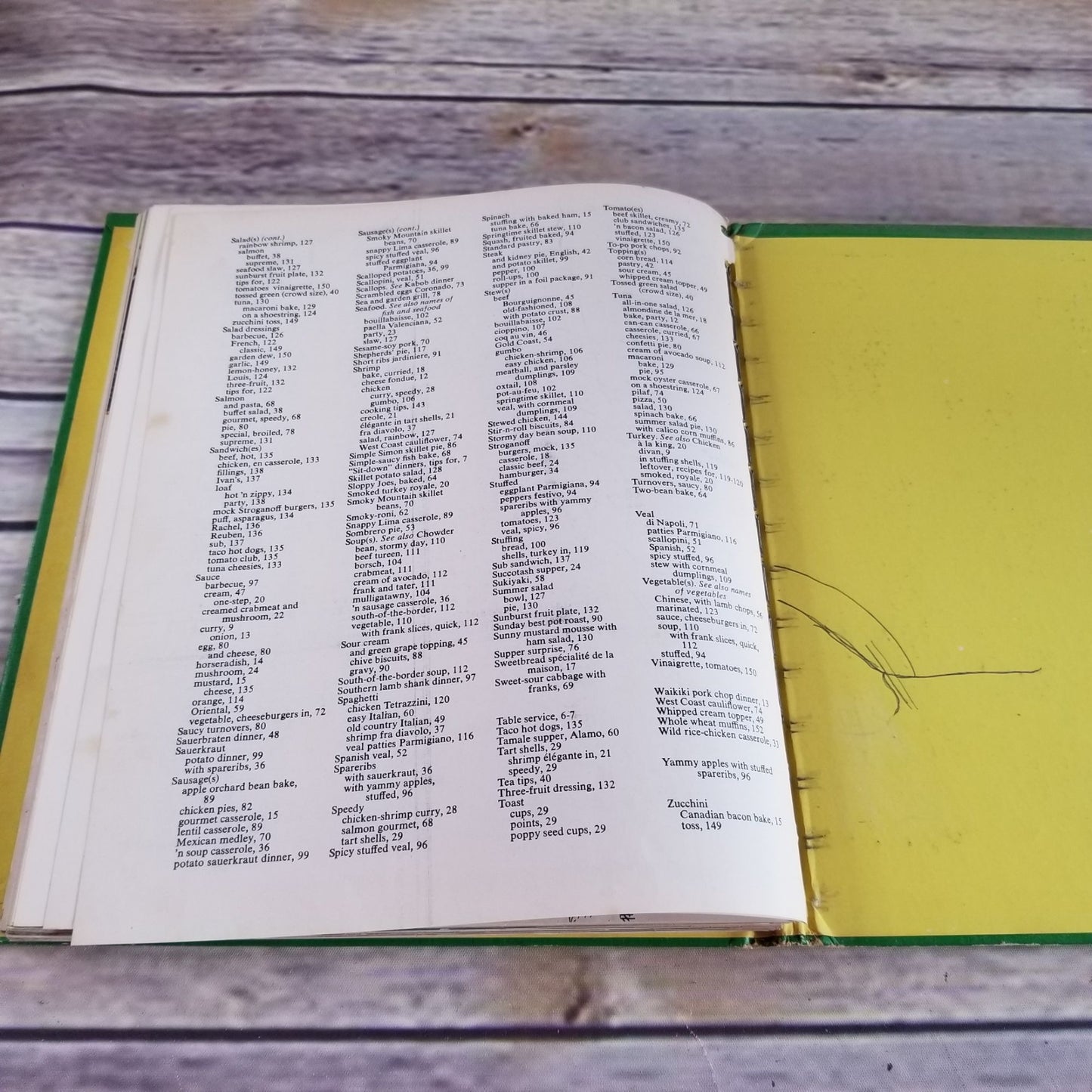 Vintage Cookbook Betty Crocker Dinner in a Dish 1965 1st Edition Green Hardcover Spiral Bound Golden Press Recipes Casseroles Skillet