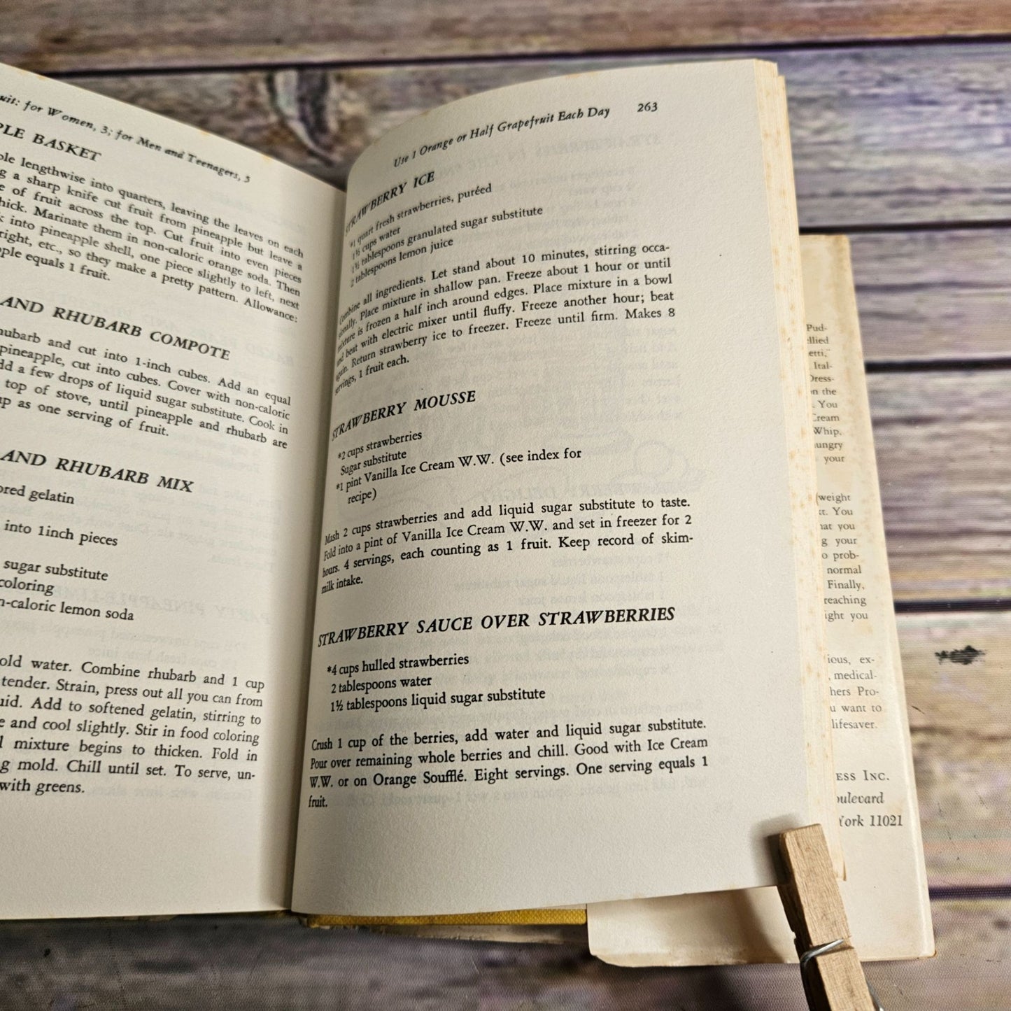 Vintage Cookbook Weight Watchers Cook Book 1966 White Hardcover With Dust Jacket Jean Nidetch