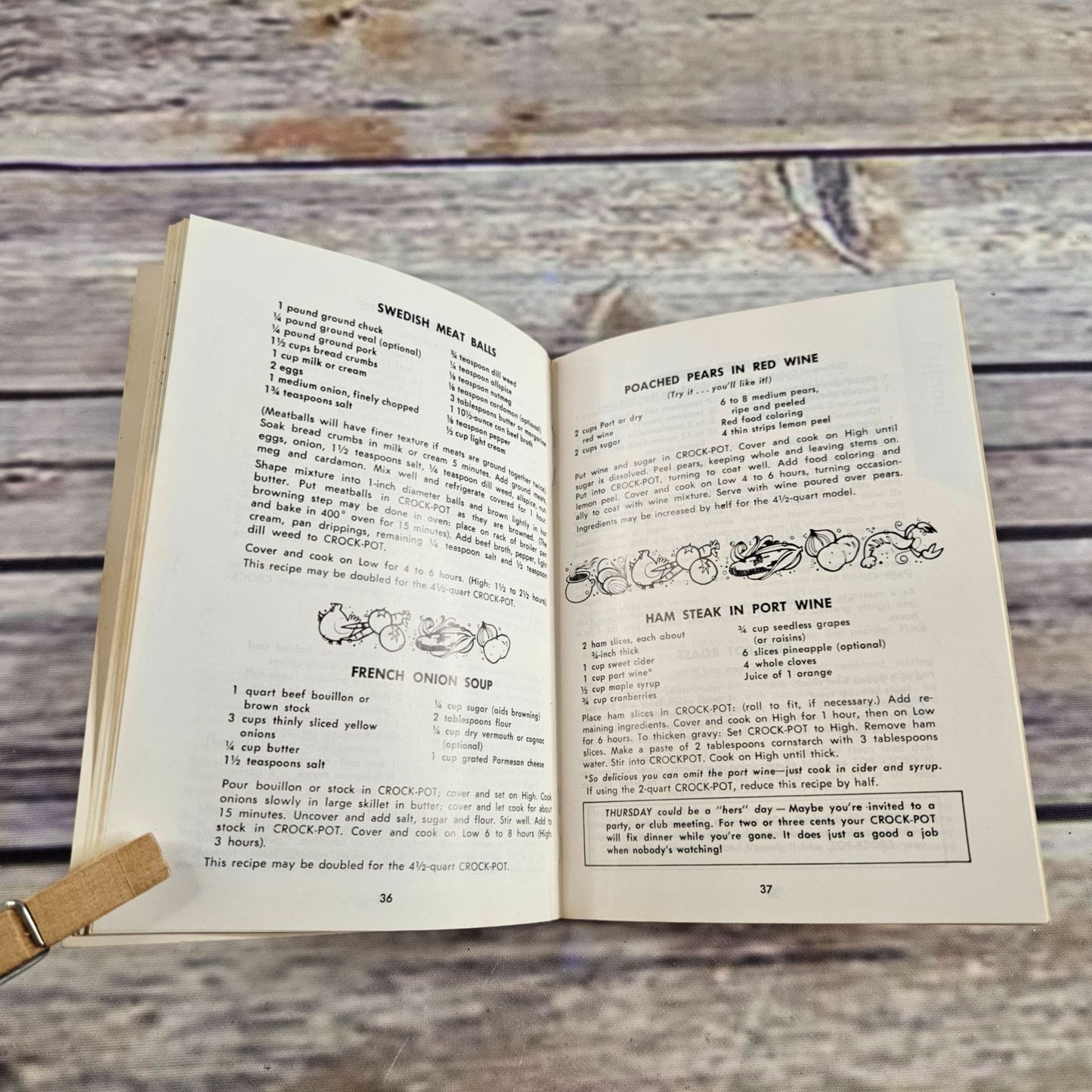 Vintage Rival Crock Pot Cookbook Owner's Manual Model Recipes Slow Cooker 3300 3100-3103 Paperback Booklet