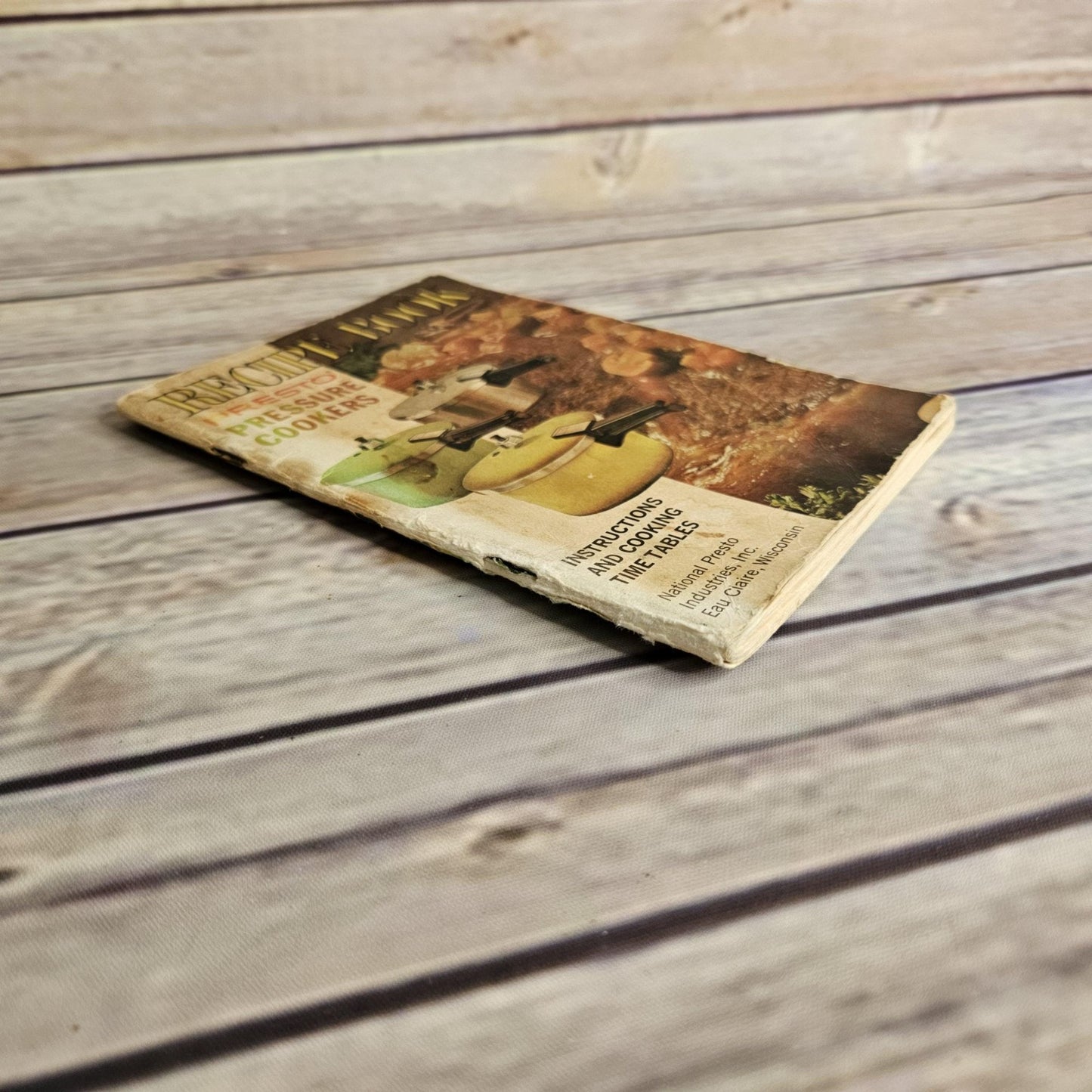 Vintage Cookbook Presto Pressure Cooker Instructions Recipes 1968 Manual