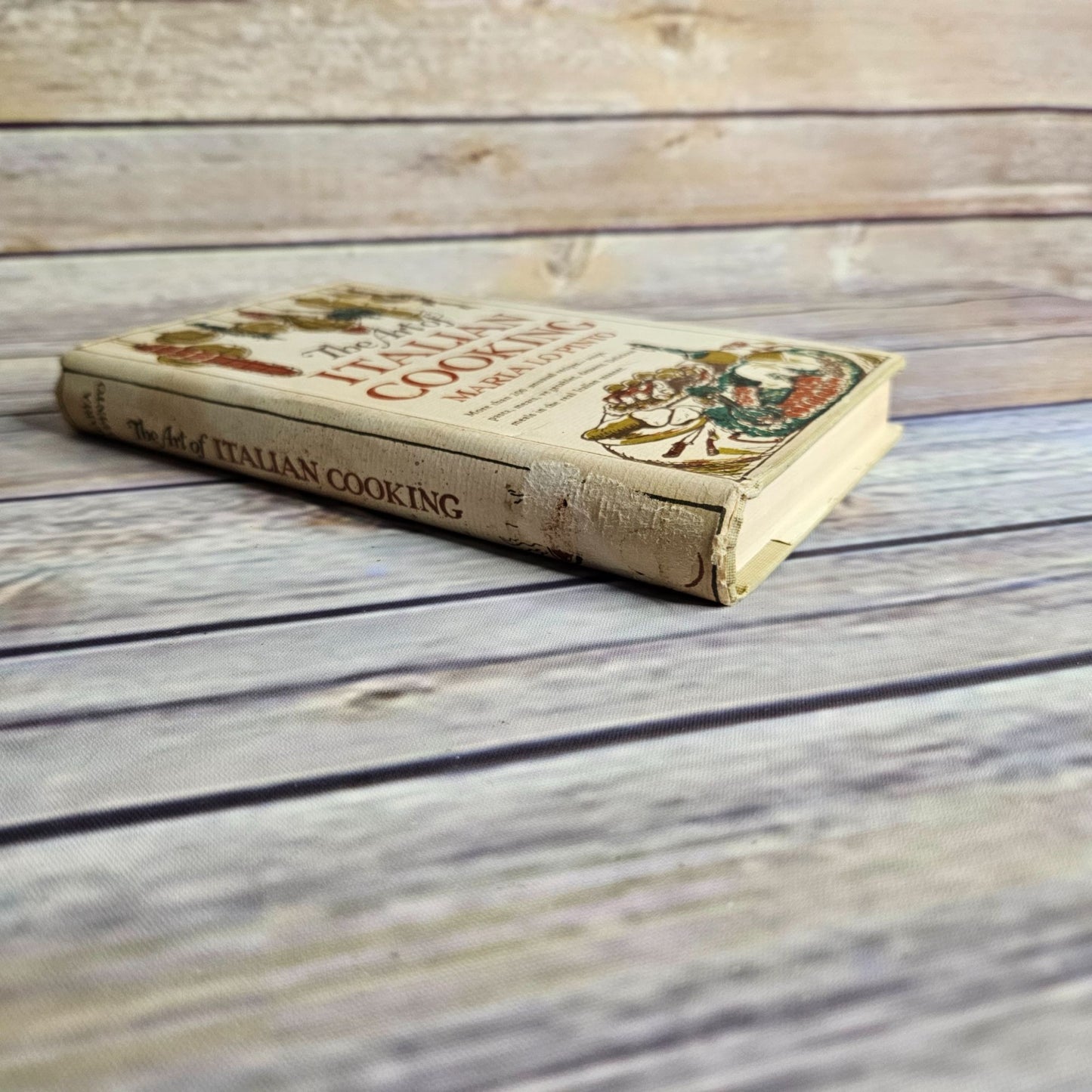 Vintage The Art of Italian Cooking Cookbook Maria Lo Pinto 1948 Hardcover Recipes WITH Dust Jacket - At Grandma's Table