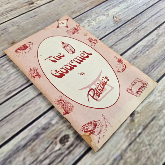 Vintage California Cookbook The Gourmet by Petrinis Market San Francisco Paperback Booklet 1980s 1990s