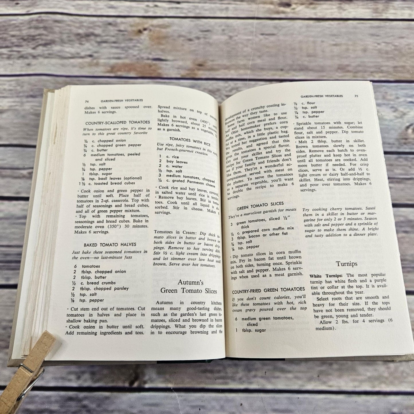 Vintage Vegetable Cookbook Americas Best Vegetable Recipes 1970 666 Ways or Recipes Farm Journal Hardcover NO Dust Jacket