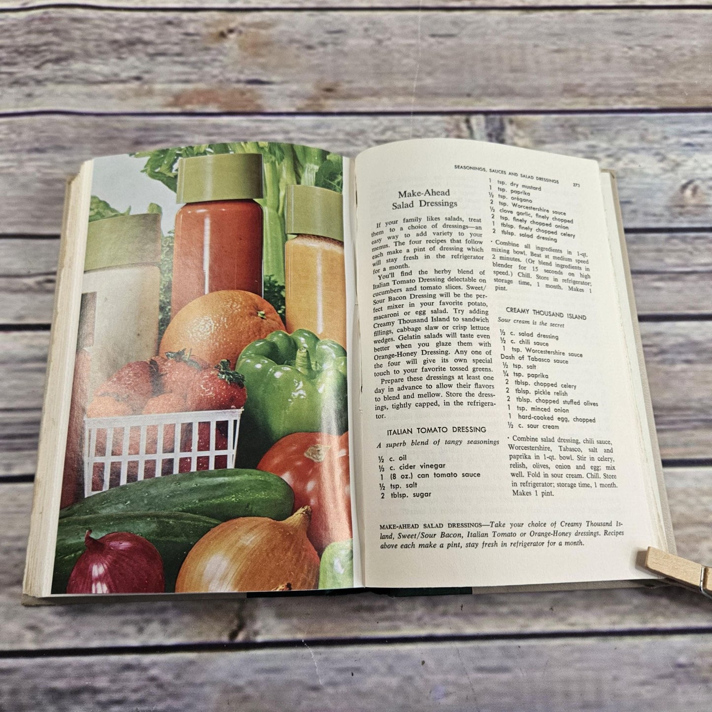 Vintage Vegetable Cookbook Americas Best Vegetable Recipes 1970 666 Ways or Recipes Farm Journal Hardcover NO Dust Jacket