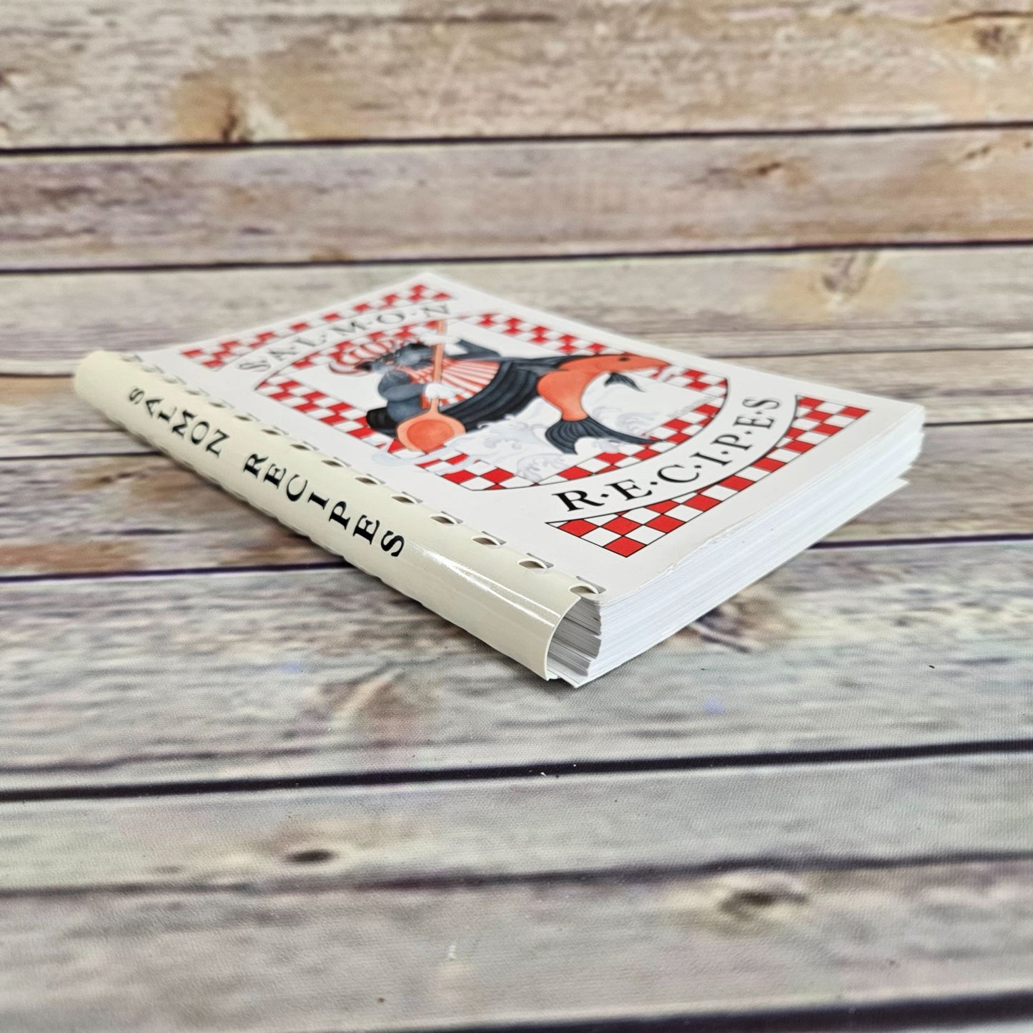 Vintage Cookbook Salmon Recipes from Alaska 1987 Cecilia Nibeck AK Enterprises Alaska Seafood Cookbook Recipes Spiral Bound