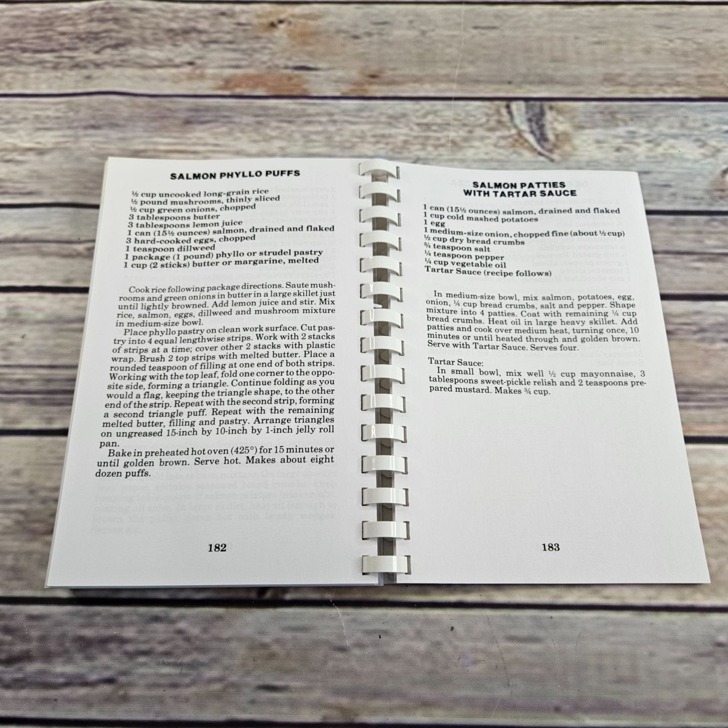 Vintage Cookbook Salmon Recipes from Alaska 1987 Cecilia Nibeck AK Enterprises Alaska Seafood Cookbook Recipes Spiral Bound