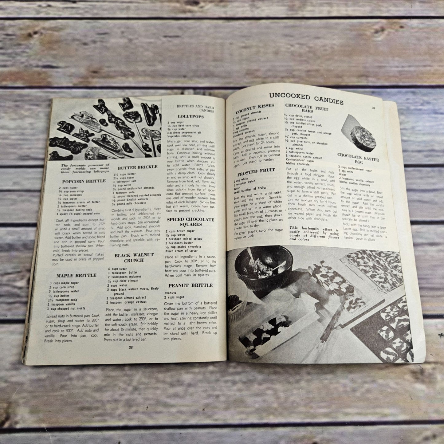 Vintage Candy Cookbook 250 Candy Recipes Culinary Arts Ruth Berolzheimer 1950 Candy Book Paperback Booklet - At Grandma's Table