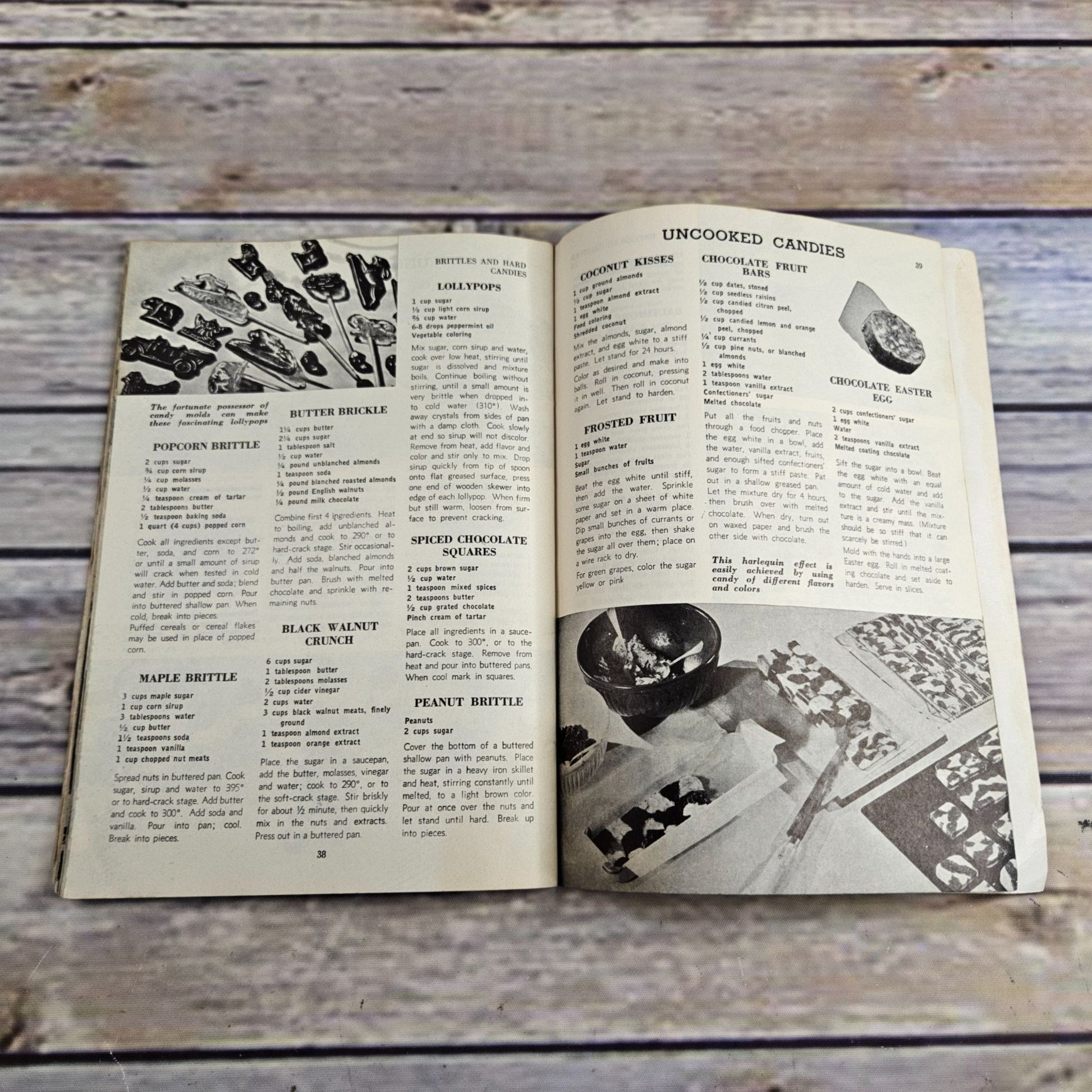 Vintage Candy Cookbook 250 Candy Recipes Culinary Arts Ruth Berolzheimer 1950 Candy Book Paperback Booklet - At Grandma's Table