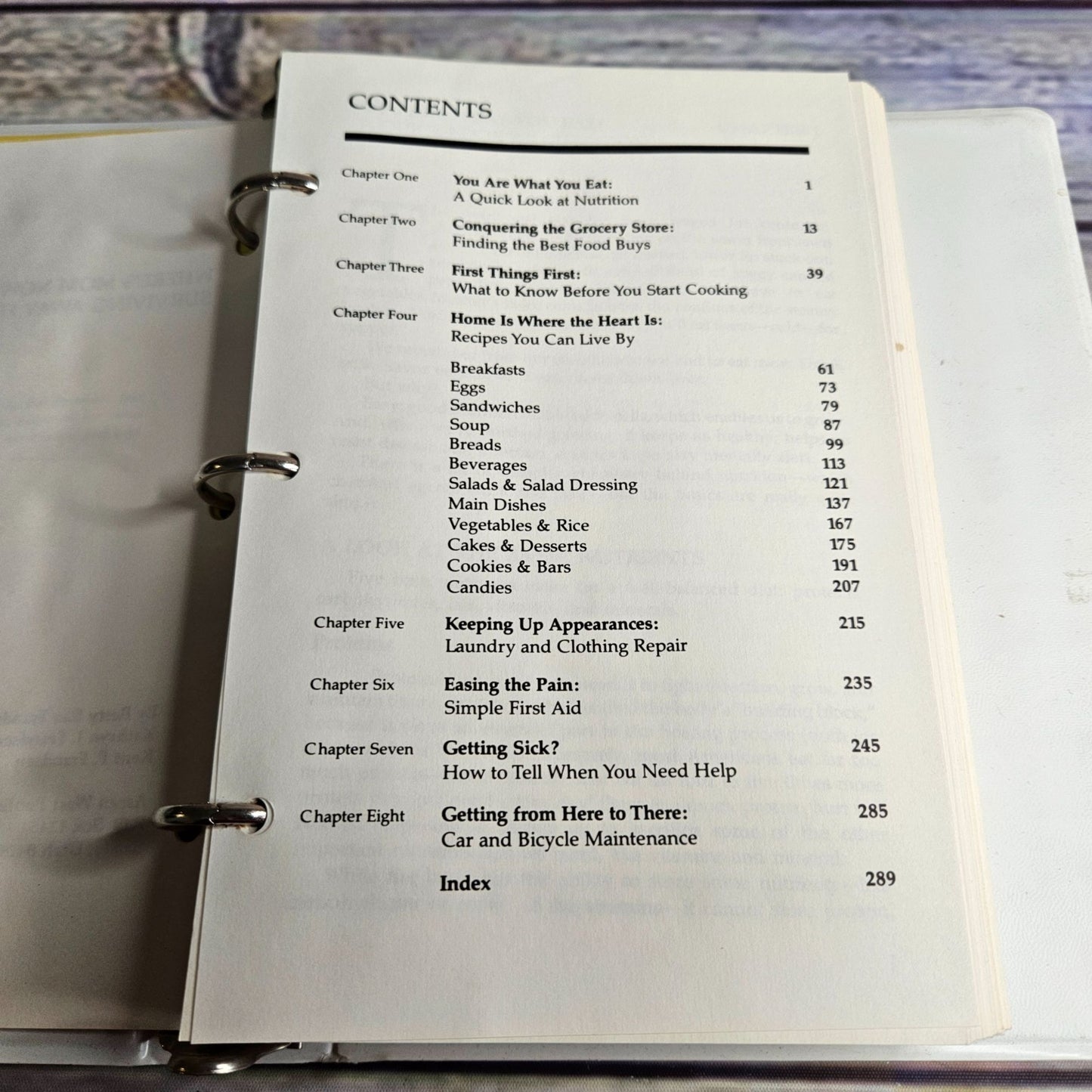 Vintage Cookbook Where's Mom Now that I Need Her 1986 Surviving Away From Home 3 Ring Binder Spiral Bound