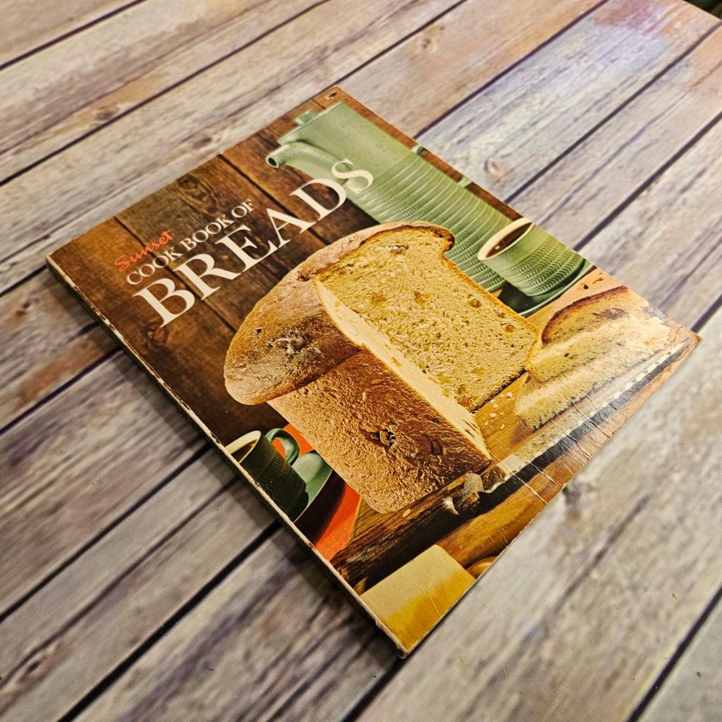 Vintage Cookbook Sunset Breads Recipes 1974 Sixteenth Printing Paperback Book Yeast Breads Sweet Sourdough Quick Breads