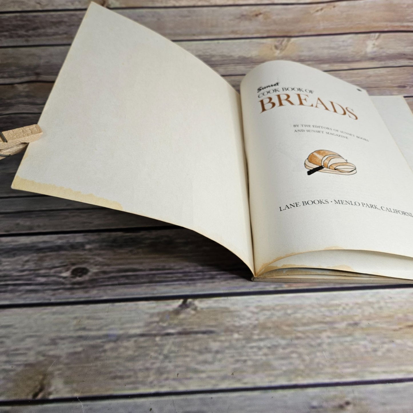 Vintage Cookbook Sunset Breads Recipes 1974 Sixteenth Printing Paperback Book Yeast Breads Sweet Sourdough Quick Breads